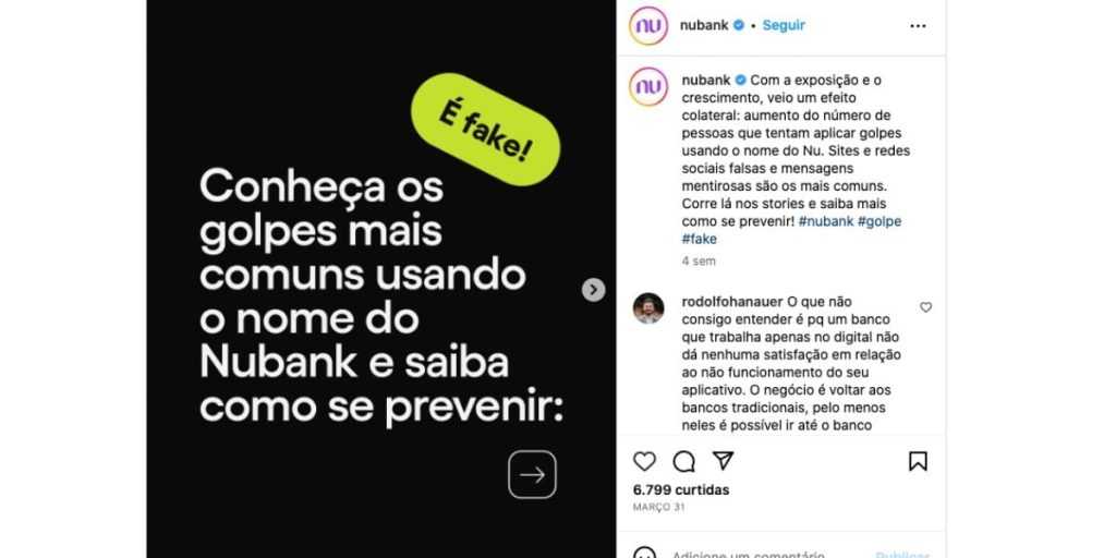 Alerta GERAL: Nubank faz anúncio sobre situação preocupante e você precisa se proteger